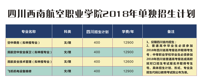 开云kaiyun(中国)西南航空职业学院单招计划