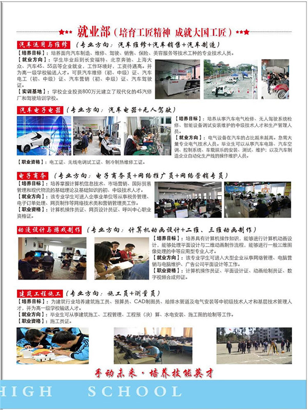 射洪县职业中专学校2018招生简章