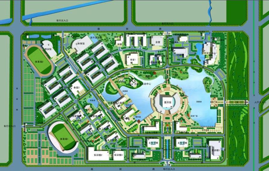 开云kaiyun(中国)建筑职业学校俯视图